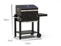 Holzkohlegrill Centaurus Beta II 90x70cm