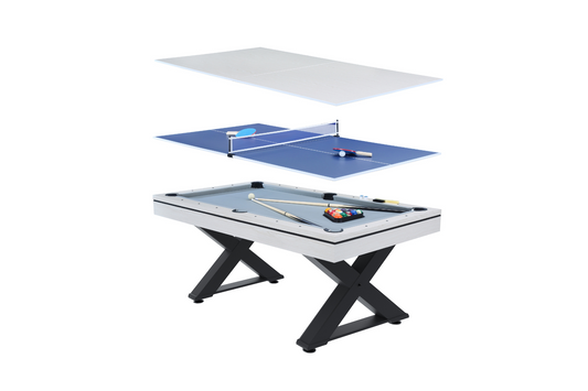 Multispieltisch 3-in-1 Tischtennis, Billard und Esstisch