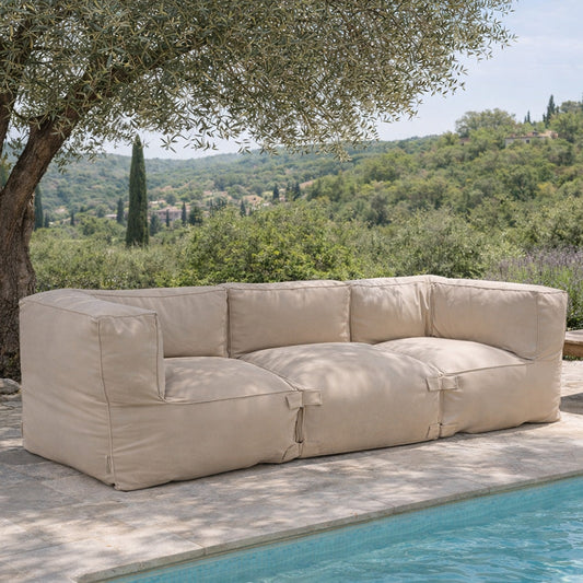Modulares Gartenset 3 Plaetze wasserabweisendes Gewebe