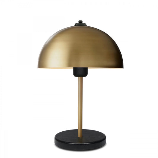 Pilz-Tischlampe Gold 37cm
