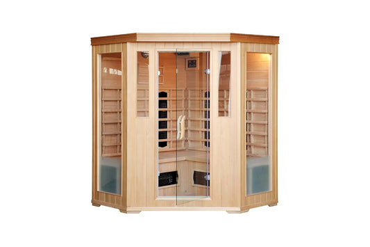Infrarotsauna 3/4 Personen Chromotherapie aus Holz