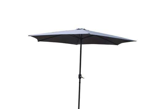 Runder Sonnenschirm 3m gerade aus Aluminium