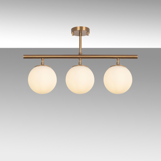 Vintage-Deckenleuchte 3 Lampen AMBER